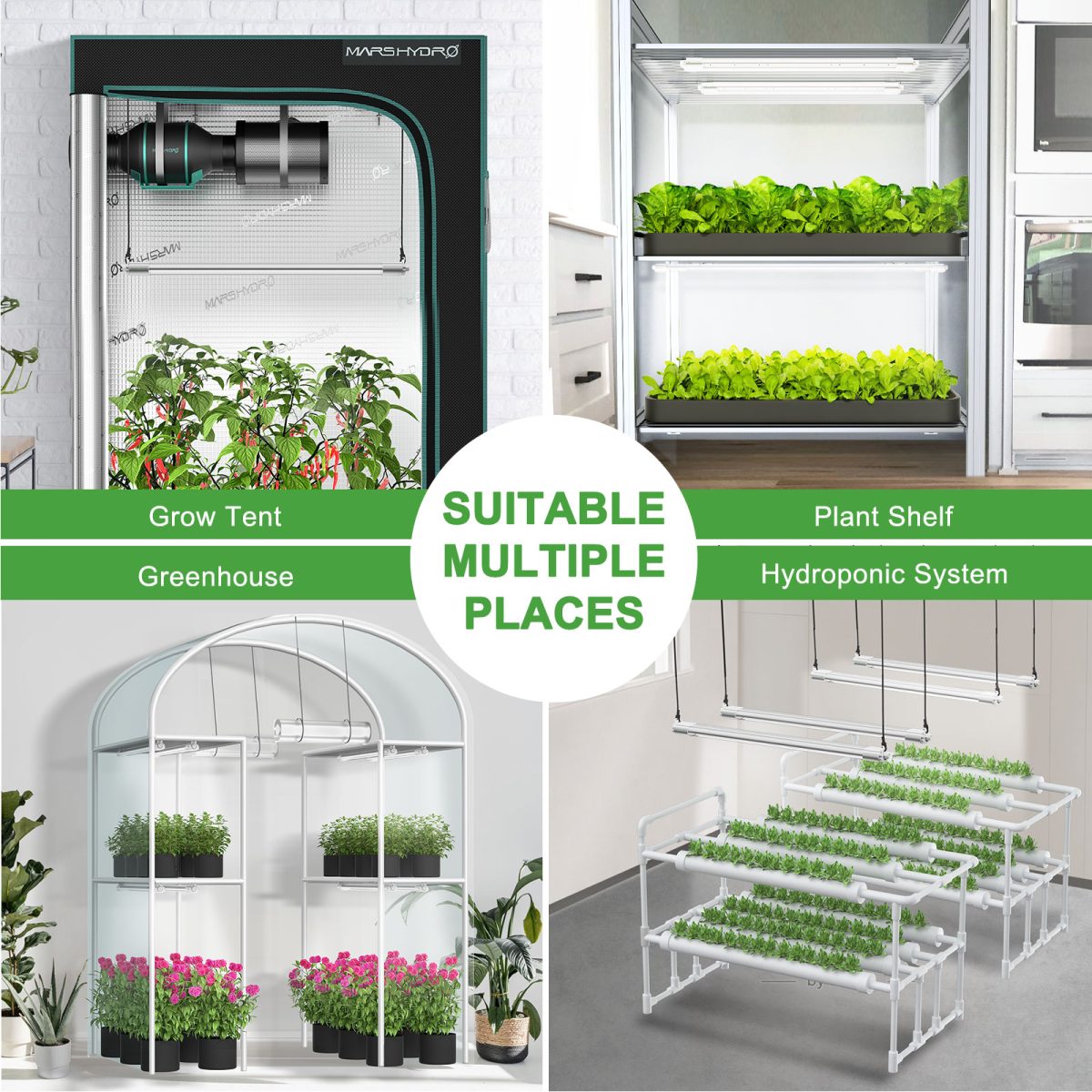 Plantelys 40W | 60 CM Vekstlys til Frø og Stiklinger