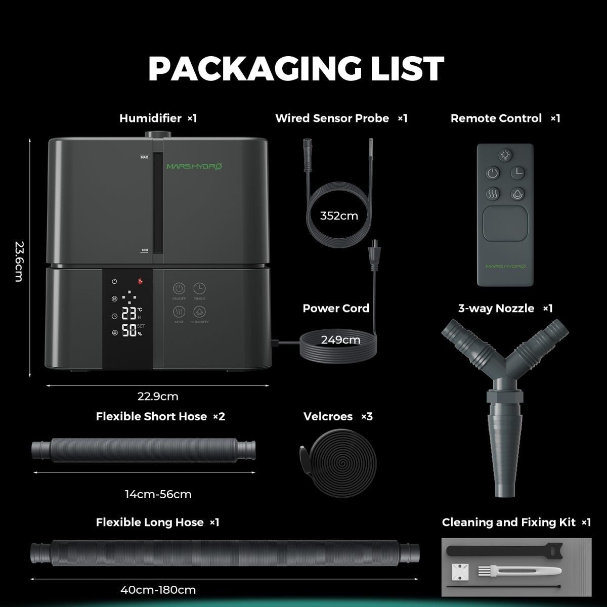 Luftfukter | 5 L | Mars Hydro