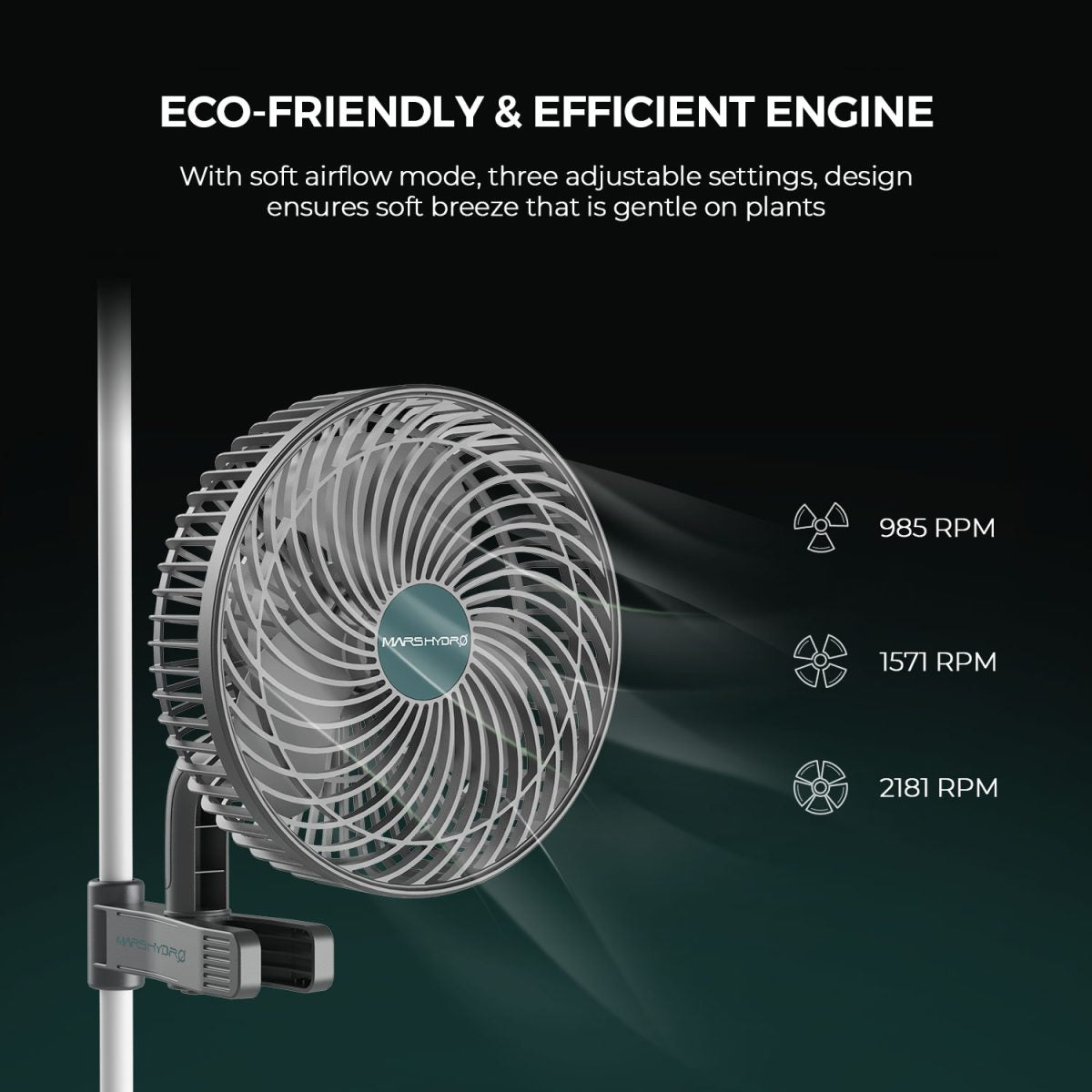 Mars Hydro Dyrkesett | 80x80cm Dyrketelt | FC-1500 300W Plantelys | Ventilasjon
