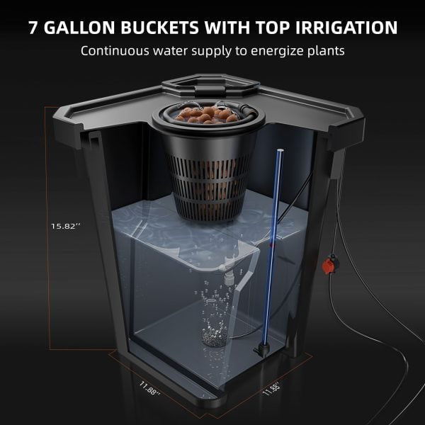 DWC Hydro-system | 2 Bøtter | 26L | Spider Farmer