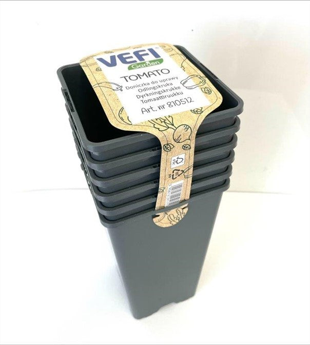 Tomatpotte | 11x11x21 cm | 6stk