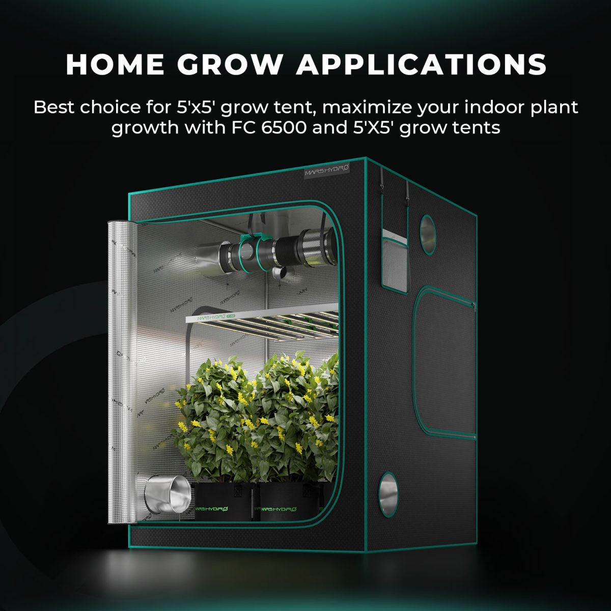 Samsung Mars Hydro Vekstlys 730W EVO | Plantelys for Dyrketelt og Dyrkerom