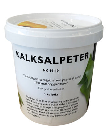 Kalksalpeter | Vannløselig Nitrogengjødsel | 1 kg