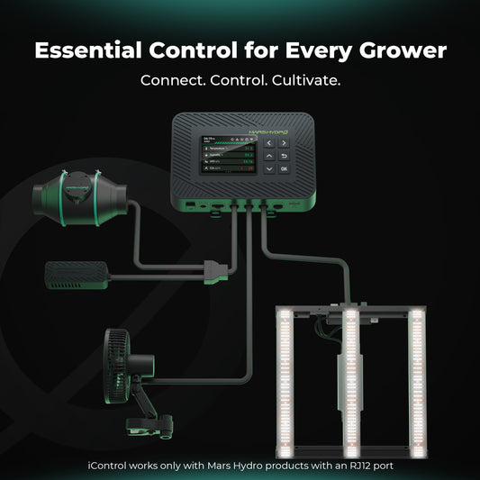 Mars Hydro Dyrkesett | 80x80cm Dyrketelt | Samsung EVO Plantelys | Ventilasjon