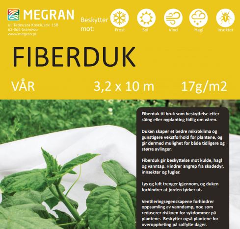 Fiberduk Vår 3,2x10m | Større Avling med Beskyttelse
