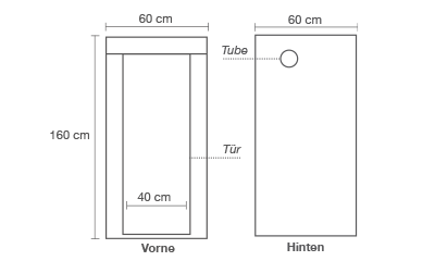 HOMEbox® Dyrketelt Q60+ | Plantetelt for Kompakte Planter