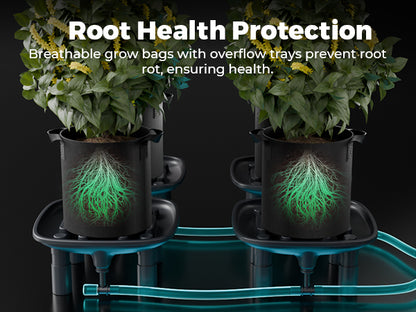 Dreneringsbrett | 2 Brett | Optimalisert Vannavledning | Mars Hydro