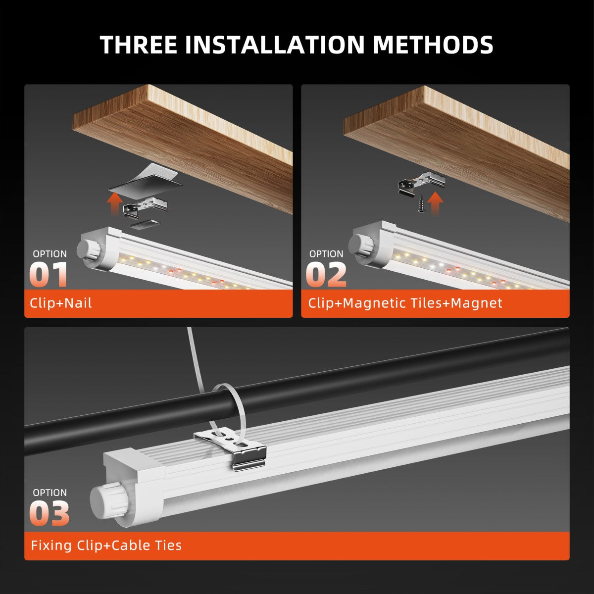 Vekstlysbar 200W LED | Kan Dimmes | 8 stk | Spider Farmer - Nordstrøm Botaniske