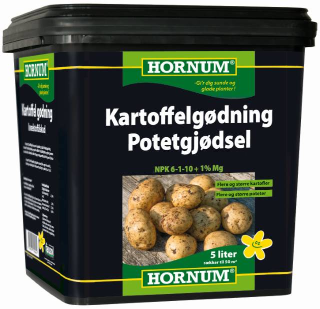 Potetgjødsel 5L | Granulert | Langtidsvirkende | Nok til 50kvm