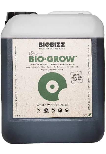 Biobizz | Bio•Grow | Brukes i Hele Vekst- og Blomstringsfasen | 5L