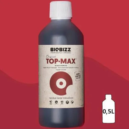 Biobizz | Top•Max | Stimulerer Vekst, Næringsopptak og Smak | 500ml