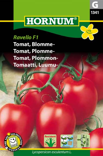 Tomat Frø | Plommetomat | ‘Ravello F1’