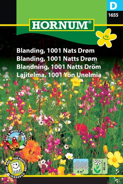 Blomsterblanding Frø | 1001 Natts Drøm