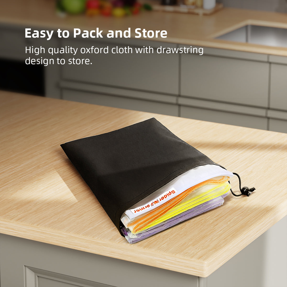 Filterposer Helnett | 5-pk | 25-220 mikron | Spider Farmer®