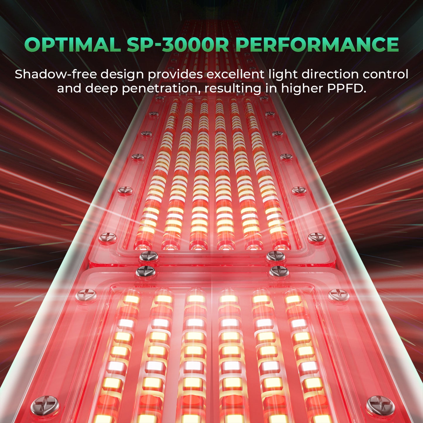 Mars Hydro Rødt Spektrum 300W | Plantelys for Dyrketelt og Dyrkerom