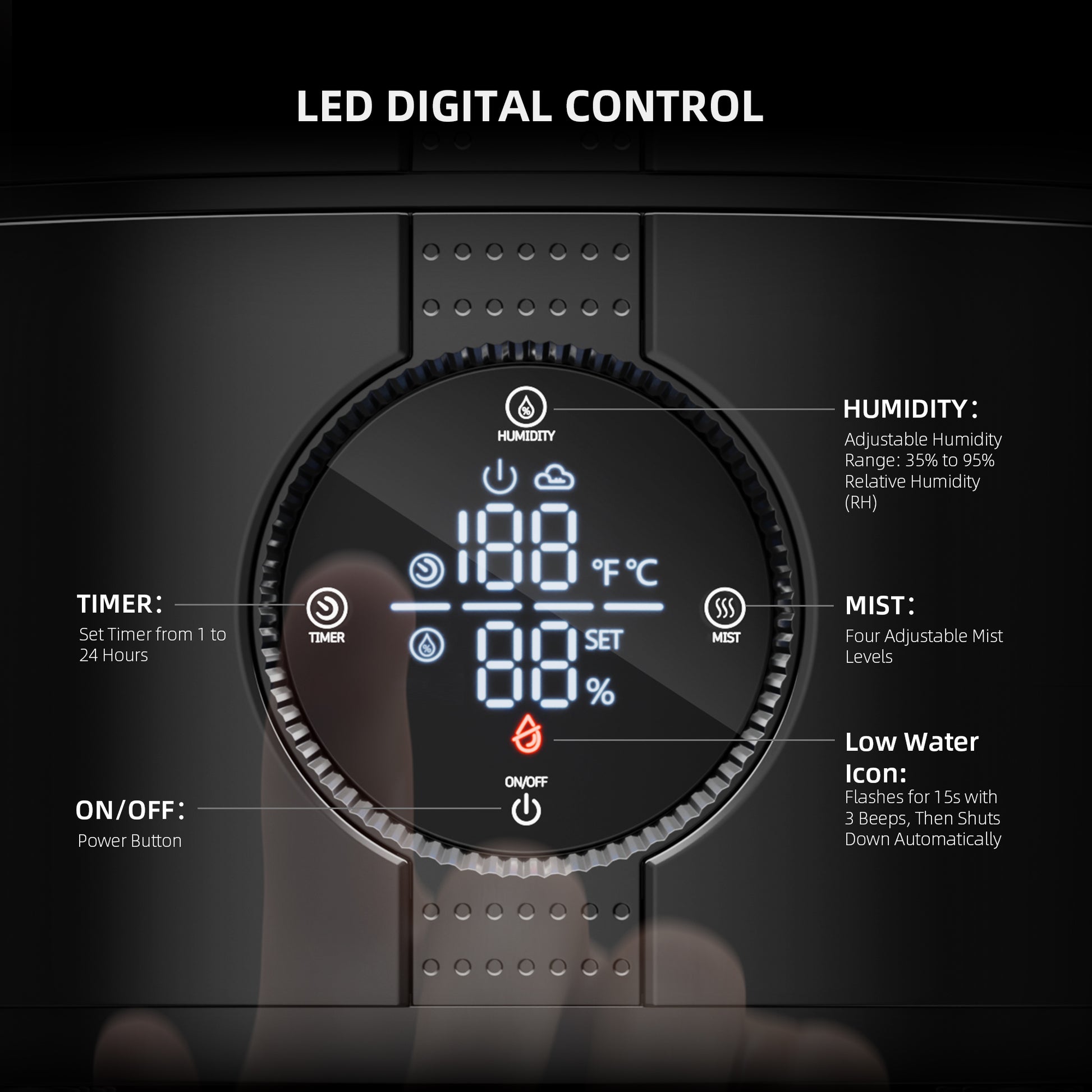 Luftfukter | 6 L | Spider Farmer - Nordstrøm Botaniske