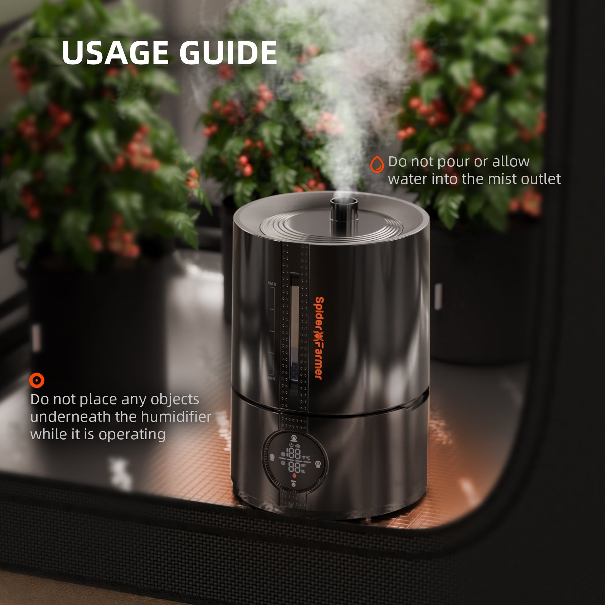 Luftfukter | 6 L | Spider Farmer - Nordstrøm Botaniske