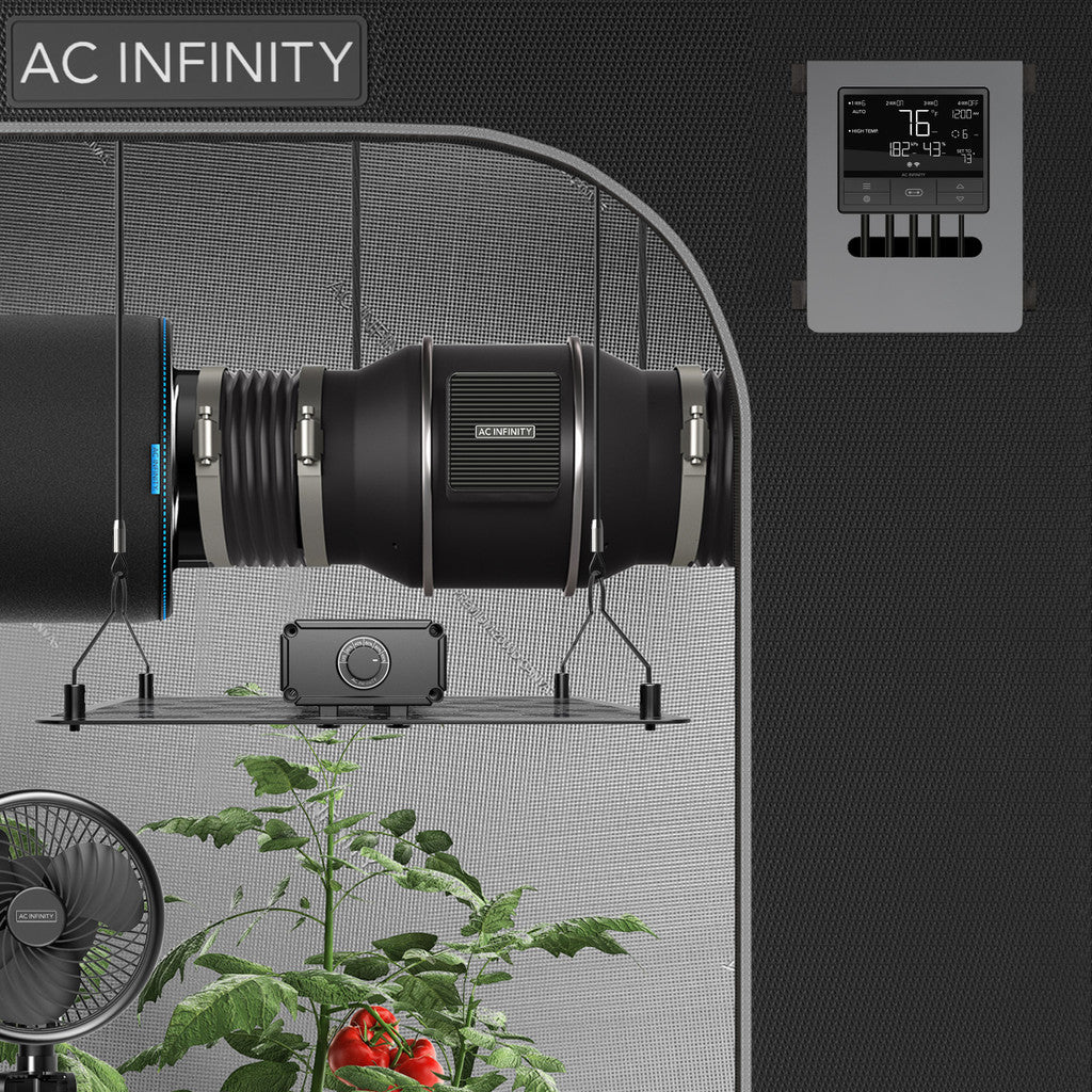 Kanalvifte T8 200mm | Stillegående med Smart Kontroll | AC Infinity