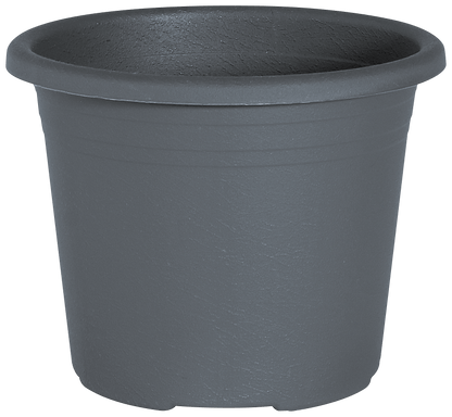 Potte Cylindro 12cm Antrasitt m/underskål
