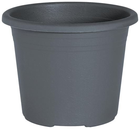 Potte Cylindro 12cm Antrasitt m/underskål