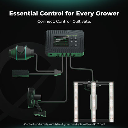 Mars Hydro Dyrkesett | 80x80cm Dyrketelt | Samsung EVO Plantelys | Ventilasjon