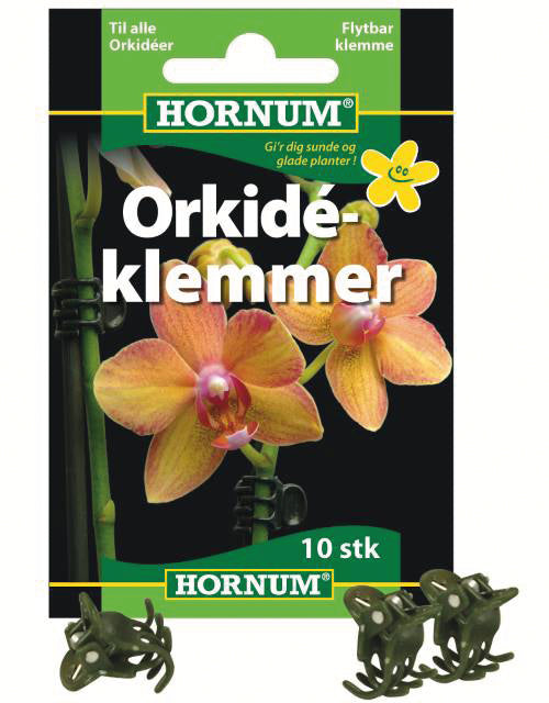 Orkidéklemmer 10 stk | Passer til Alle Typer Orkideer