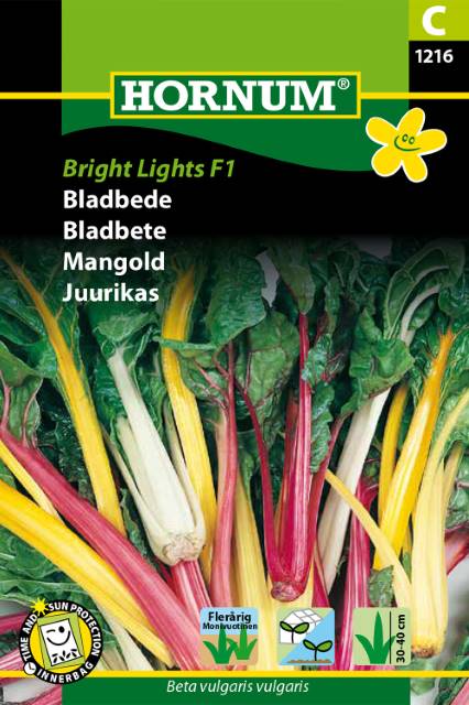Bladbete Frø | Mangold | ‘Bright Lights F1’