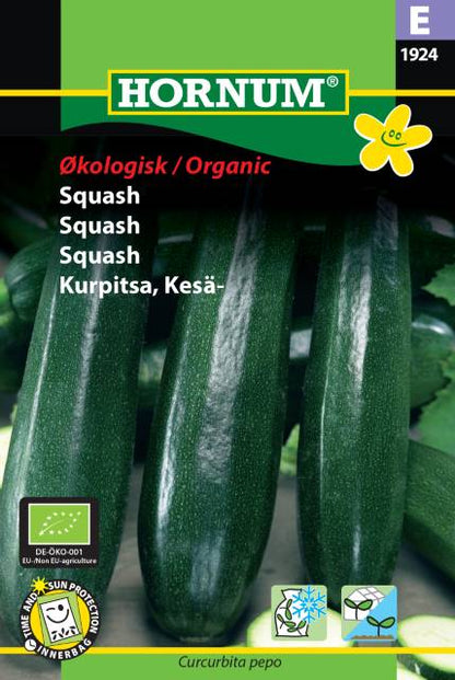 Squash Frø | Zucchini | ‘Partenon’ | Økologisk